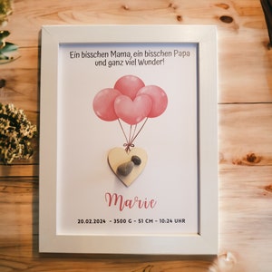 Stone picture great gift for birth / for the children&#39;s room decoration personalizable unique for boys and girls pebbles baby