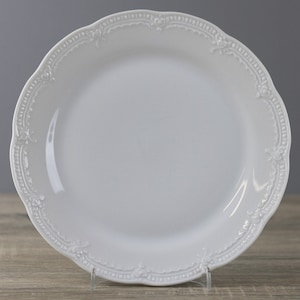 Hutschenreuther Viktoria weiß Teller Kuchenteller Frühstücksteller Ø ca. 19,5 cm