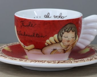 Thun Weihnachten als volo Limited Edition 2003 Kaffeetasse Tasse mit Unterteller