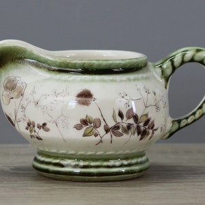 Zeller Keramik Grasses Milk Jug Cream Jug Milk Pourer Height approx. 7 cm