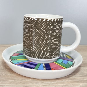 Rosenthal Scenario Metropol Espressotasse / Mokkatasse mit Untertasse