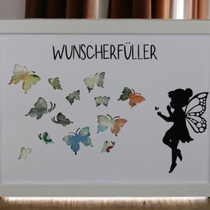 Fairy money gift wish fulfiller money wrapping gift birthday present personalizable children girl Christmas birthday Easter