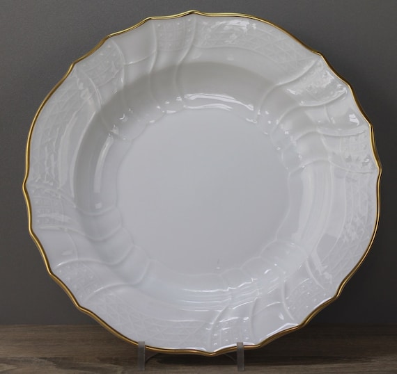 Hutschenreuther Form Dresden/Salzburg gold Suppenteller tiefer Teller Ø ca 23 cm