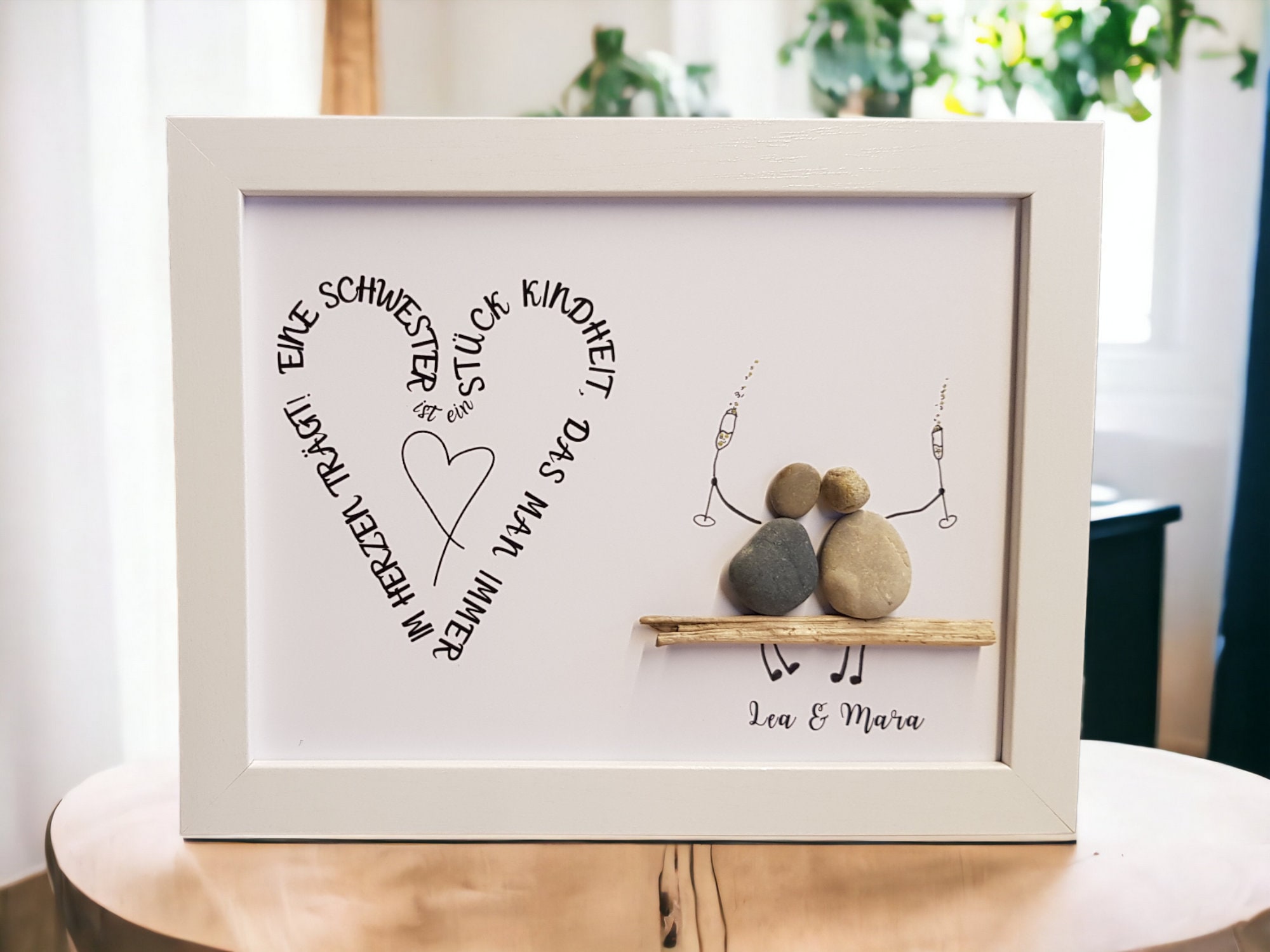 Geschenk Für Die Beste Freundin Oder 'Seelenschwester' – Schminktasche Mit Bedrucktem Dankesspruch