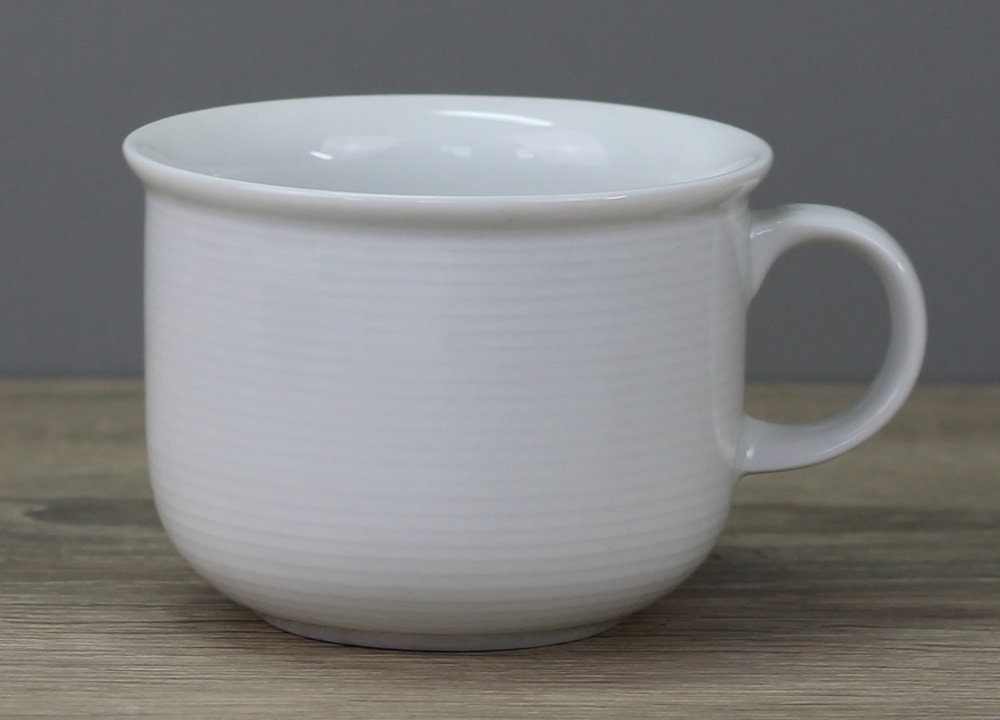Tasse Petit Déjeuner Thomas Trend En Porcelaine Blanche 40cl - Compatible Lave-Vaisselle