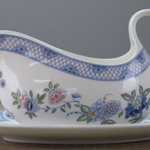 Royal Doulton Coniston sauce boat approx. 19 x 7.5 cm with saucer 2-piece TOP