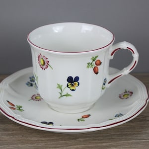 Villeroy & Boch Petite Fleur coffee cup with saucer