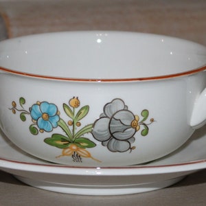 Villeroy & Boch Louisiana Suppentasse Ø 12,5 cm mit Unterteller Ø ca. 18,5cm
