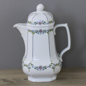 Seltmann Weiden Mirabell colorful flower tendril coffee pot, height 24.5 cm