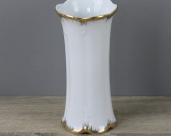 Rosenthal Monbijou Rambouillet Goldrand Tischvase kleine Vase Höhe 12 cm