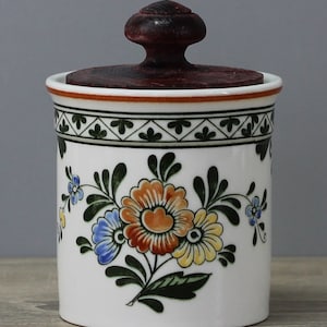 Villeroy & Boch Alt Amsterdam Gewürzdose mit Holzdeckel Dose