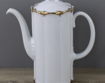 Rosenthal Monbijou Rambouillet Goldrand Kaffeekanne Kanne Höhe 24cm