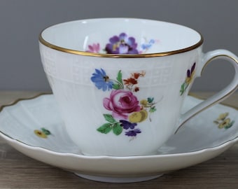 Hutschenreuther Form Dresden Moritzburg Kaffeetasse Tasse mit Untertasse Untere