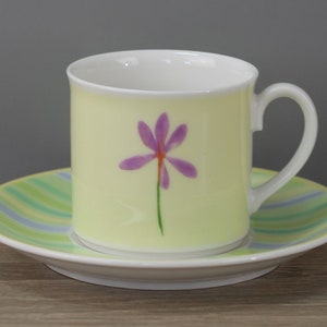 Villeroy & Boch Twist Candy Kaffeetasse Ø 7,5 cm mit Untertasse Ø 14,5 cm