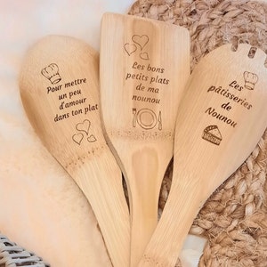 Personalized kitchen spatula and spoons