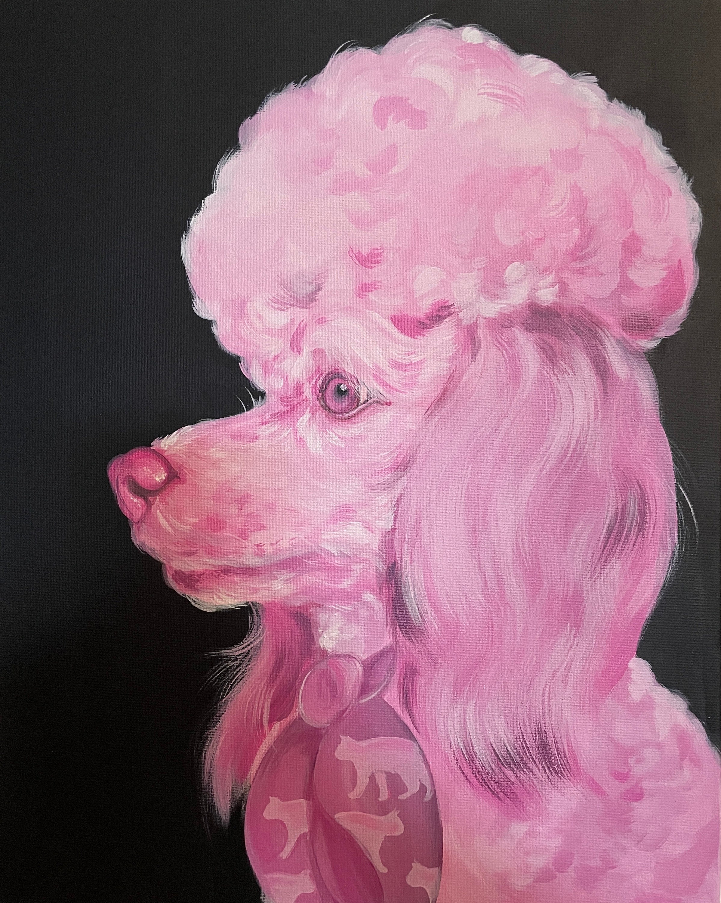 50s Poodle Wall Art - Etsy