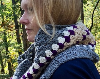 SUPER EASY Salt Point Crochet hat and cowl Pattern Bundle