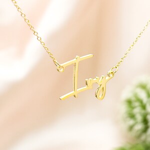 Nameplate Necklace - Etsy