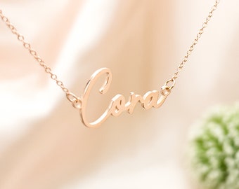 Personalized Name Necklace, Customized Jewelry, Mother necklace, Minimalist Name Jewelry, S925 Silver, Personalized Gifts, Birthday Gifts