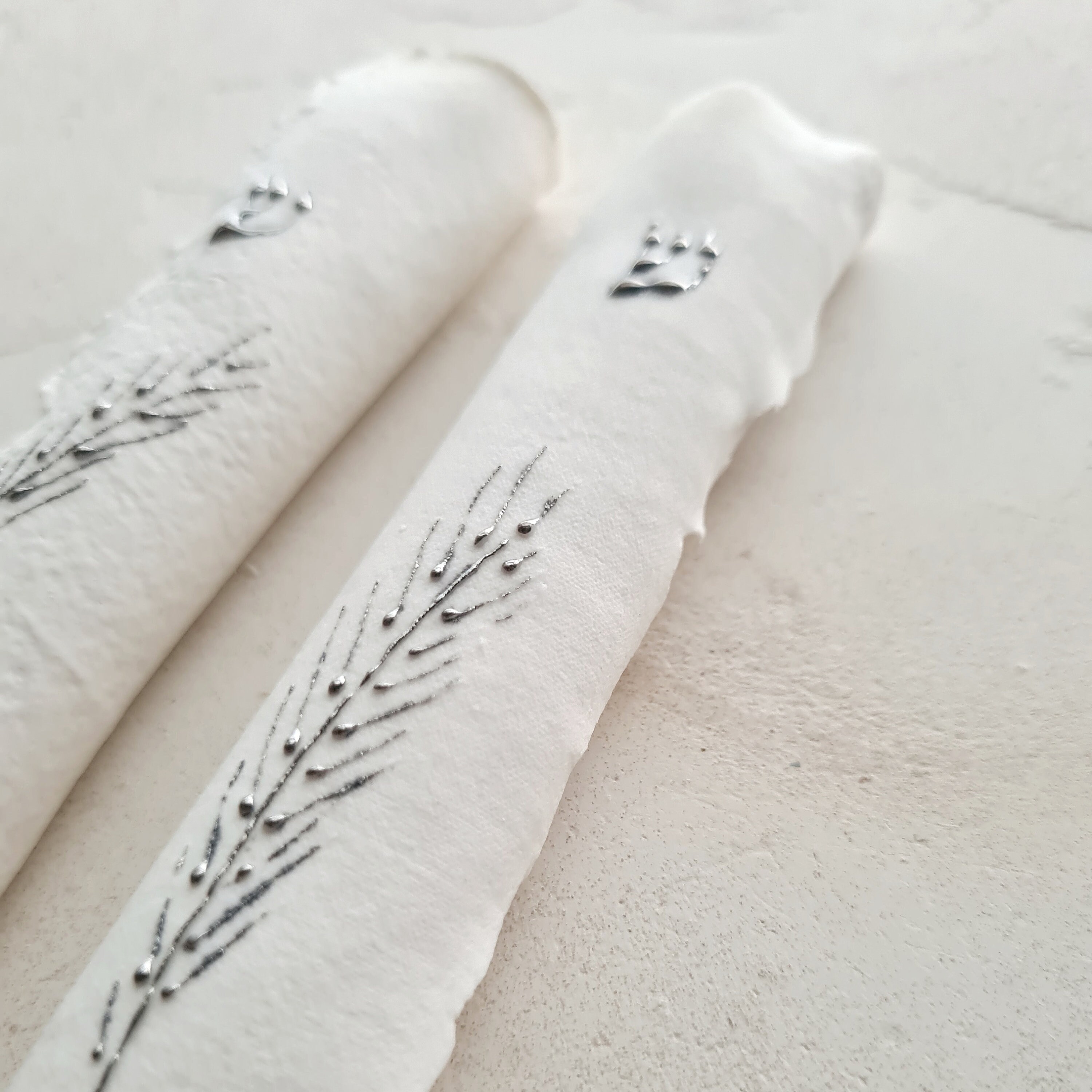 Mezuzah, Set of 2 Ceramic Mezuzahs Case, Unique and Special Gifts for a