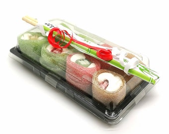 Süß-saures Süßigkeiten Sushi