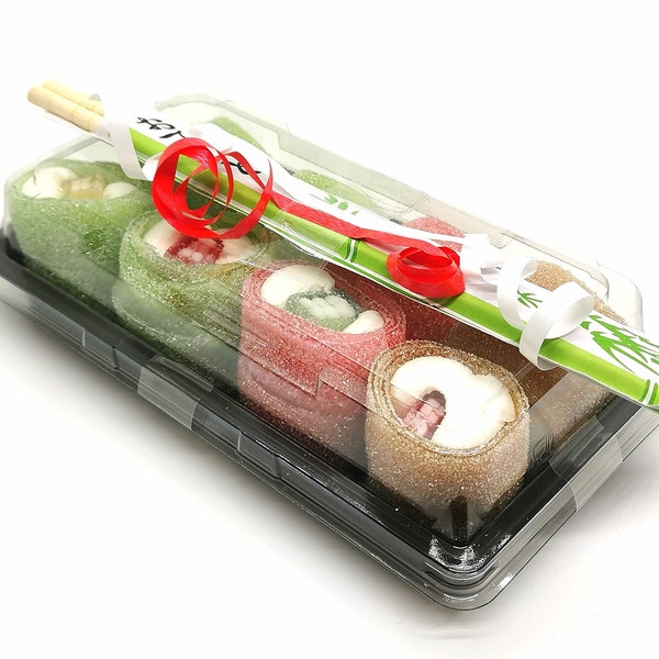 Süß-saures Süßigkeiten Sushi