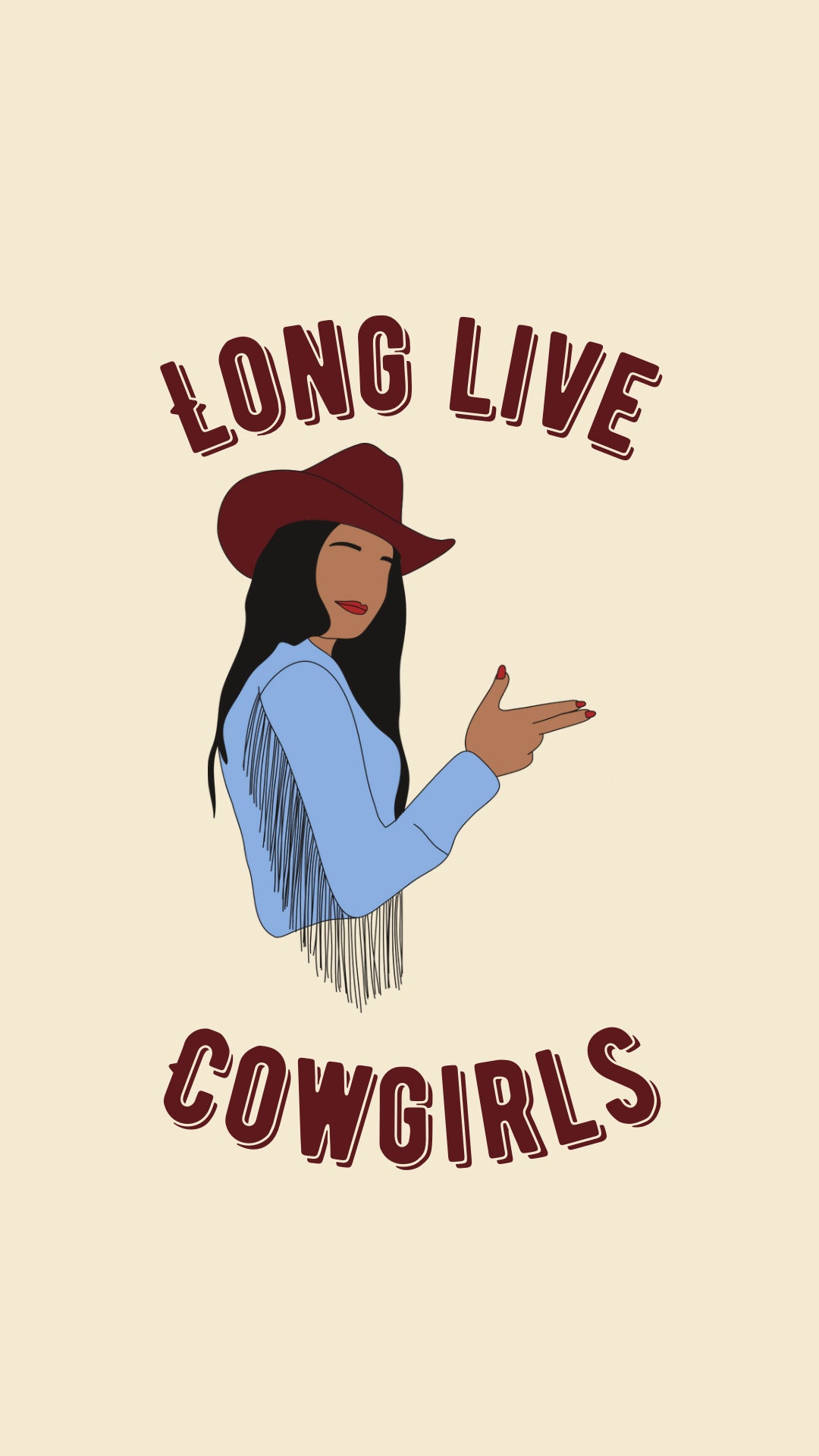 Long Live Cowgirls Phone Wallpaper Digital Download  Etsy