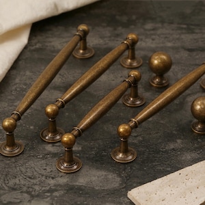 Solid Brass Drawer Knobs pulls/Brass cupboard cabinet Knobs handles/brass cabinet hardware Knob/Custom engraved aged kitchen handles pulls