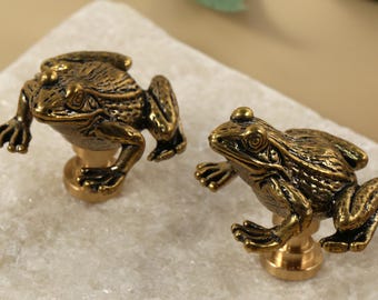 Solidne mosiężne antyczne brązowe żaby Gałki Uchwyty Gałka do komody Uchwyty Gałka do szuflady Uchwyt do szafki Gałka do kuchni Złoty