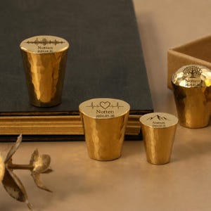Custom engraved Hammered Brass Drawer Knobs/Tiny Brass cupboard  Knobs handles/modern cabinet hardware Knobs/ cone Drawer Knobs / handles