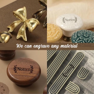 Keramische knoppen Handvatknoppen Vintage trekt dressoirknop Porseleinen handgrepen Ladeknop Pull closet Kastknop Op maat gegraveerde knop Pull afbeelding 5