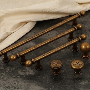 Custom engraved Antique retro Drawer pulls,aged cabinet Knobs,Dresser wardrobe Knobs,shoe cabinet handle,furniture kitchen handle knob