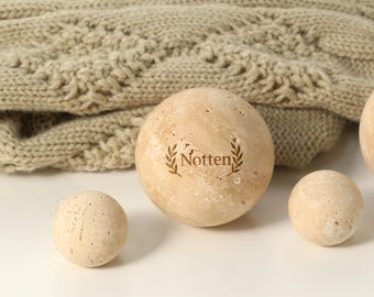Nature travertine drawer knob, natural round stone Cabinet dresser knobs handles, ball Cupboard Wardrobe knobs pull 30mm 60mm knob