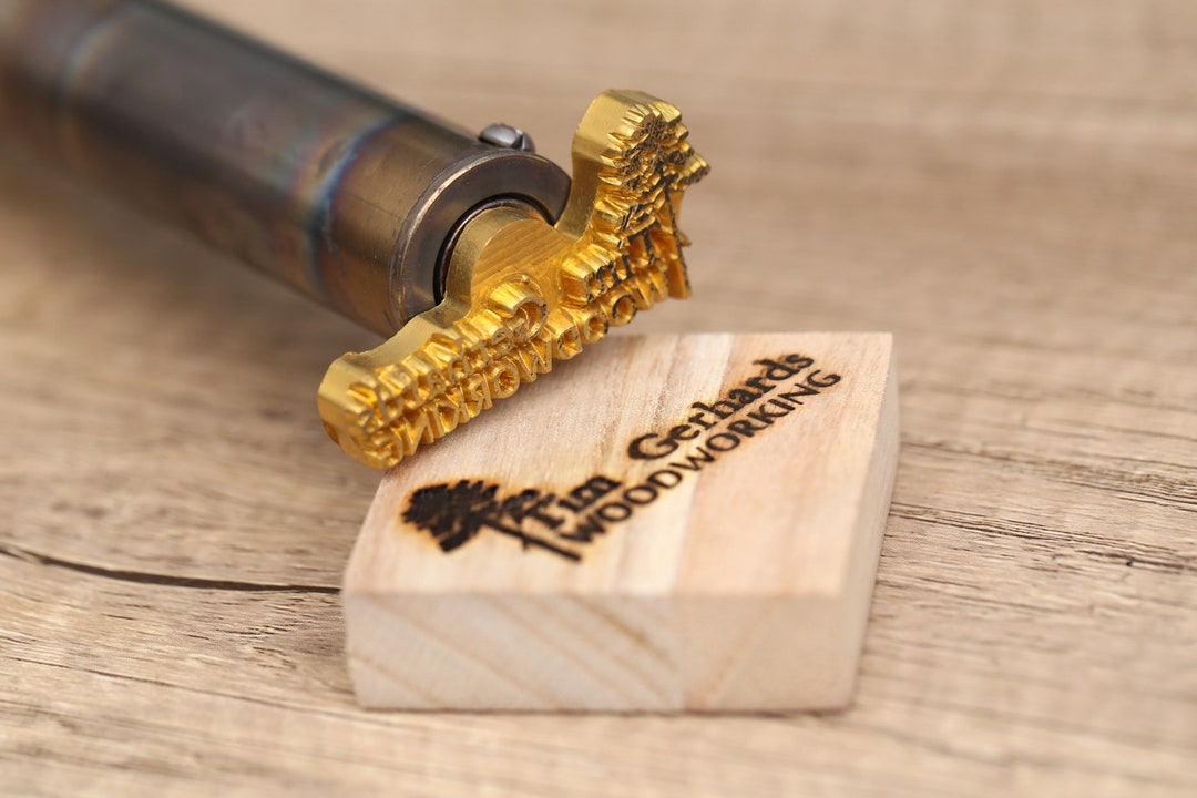 TPFOON Custom Wood Burning Stamp - Personalized Branding Iron For Wood & Leather