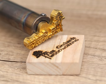 Custom Wood branding iron for wood , wood burning stamp,  Electric branding iron , Custom leather stamp, Gift for dad , father’s day gift