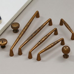 Custom engraved Antique retro Drawer Knobs,Brass Knobs,Dresser wardrobe Knobs,shoe cabinet handle,furniture kitchen handle,retro knob handle