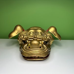 Foo Dog - Shishigashira Japanese Foo Dog Hand Puppet - Shishimai Mask Puppet!