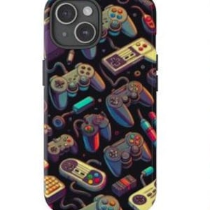 Gamer Phone Case, Video Game Controller Gift, Tough Cases, iPhone 15 Pro Max, iphone 14 13 12 11 XR Samsung Galaxy S23, Phone Accessories