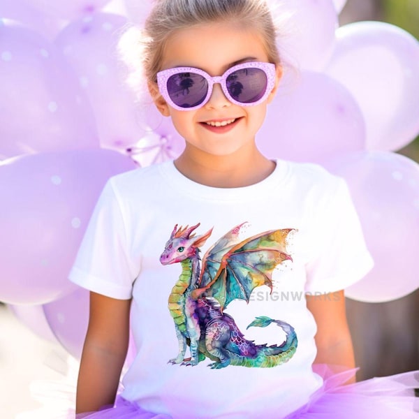 KIDS SHORT SLEEVE T-SHIRT 12-14 HEART OF A DRAGON main image 1