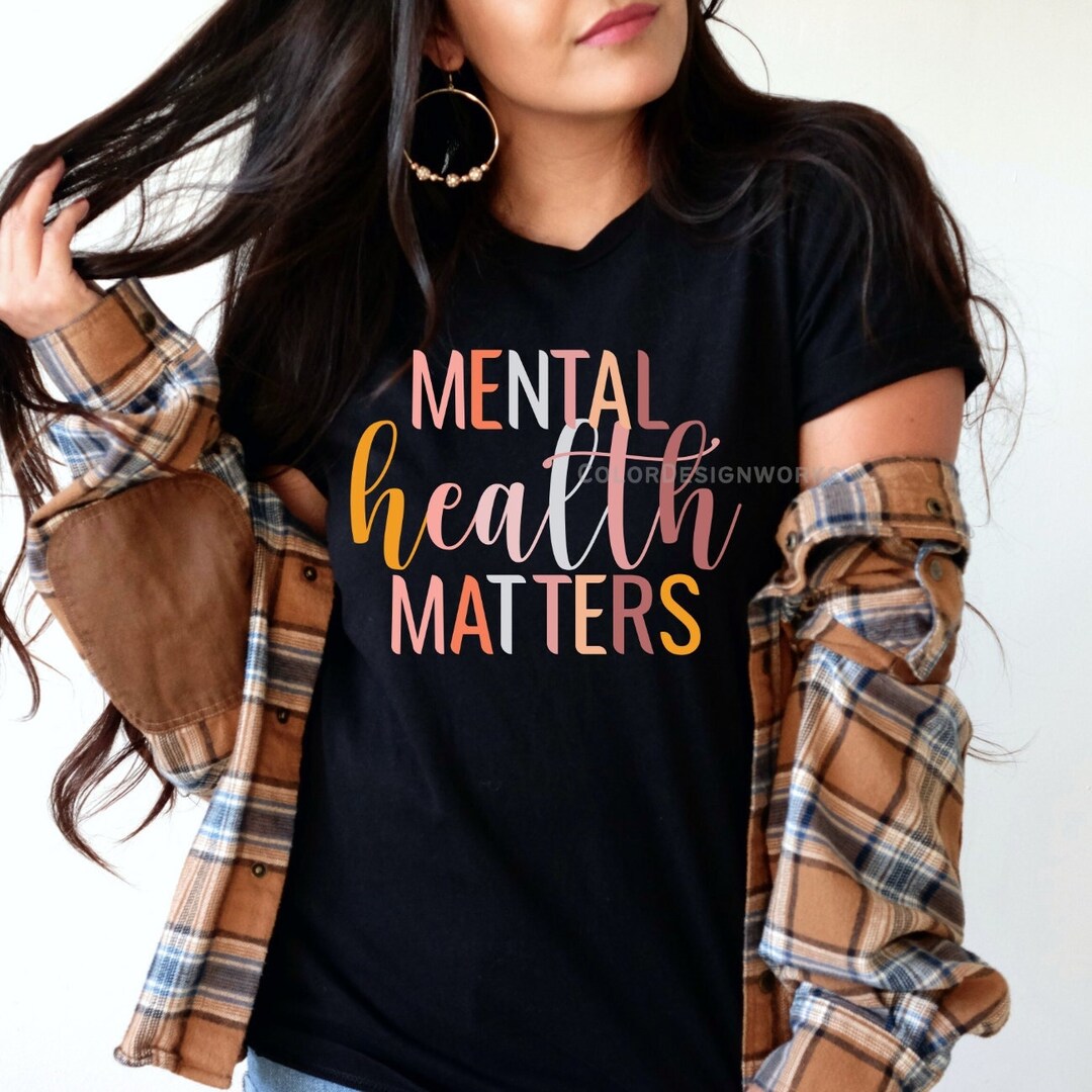Mental Health Matters T-shirt, Unisex Jersey Tee - Etsy