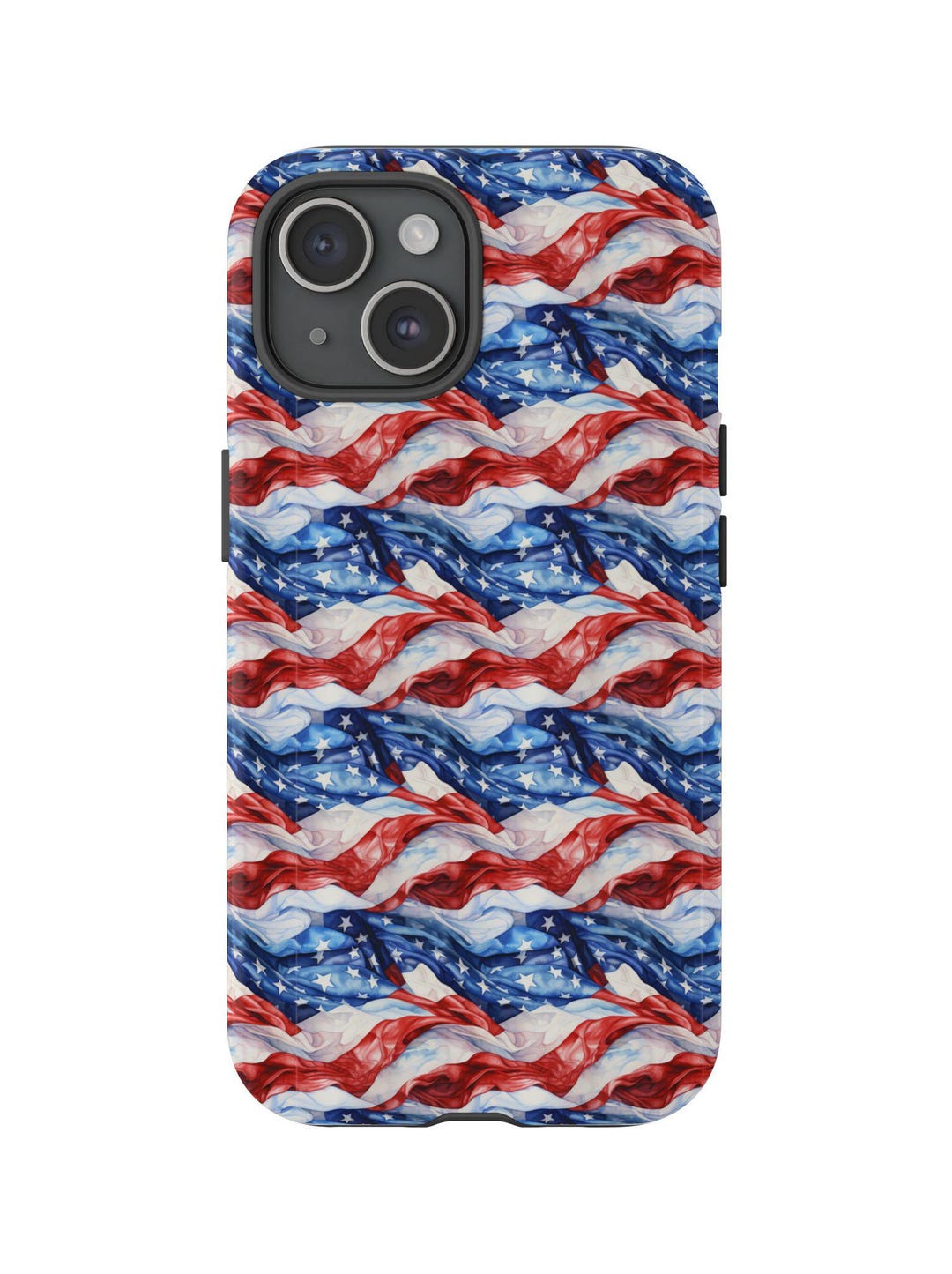 Patriotic American Flag Phone Case, iPhone Tough Phone Cases, iPhone 15