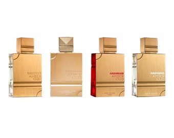 Al Haramain Amber Oud Collection Sample Decant Gold Edition, Extreme Edition, Ruby Edition, White Edition