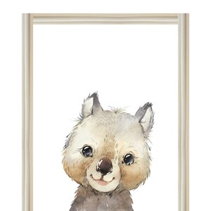 Printable - 4 sizes included. This sweet baby cheetah is perfect for a baby shower gift, nursery, or any room!  Instant easy download.