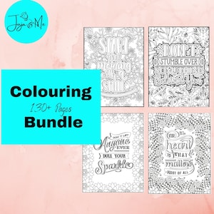 139 Adult Colouring Pages * Self Care Colouring Pages * Motivational Colouring Pages * Inspirational Coloring Pages