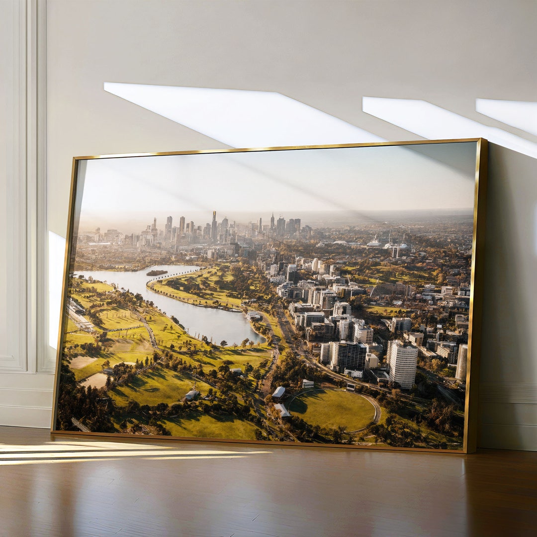 Melbourne Art Print, Australia Travel Print, Breathtaking Cityscape Wall Art, Melbourne Skyline