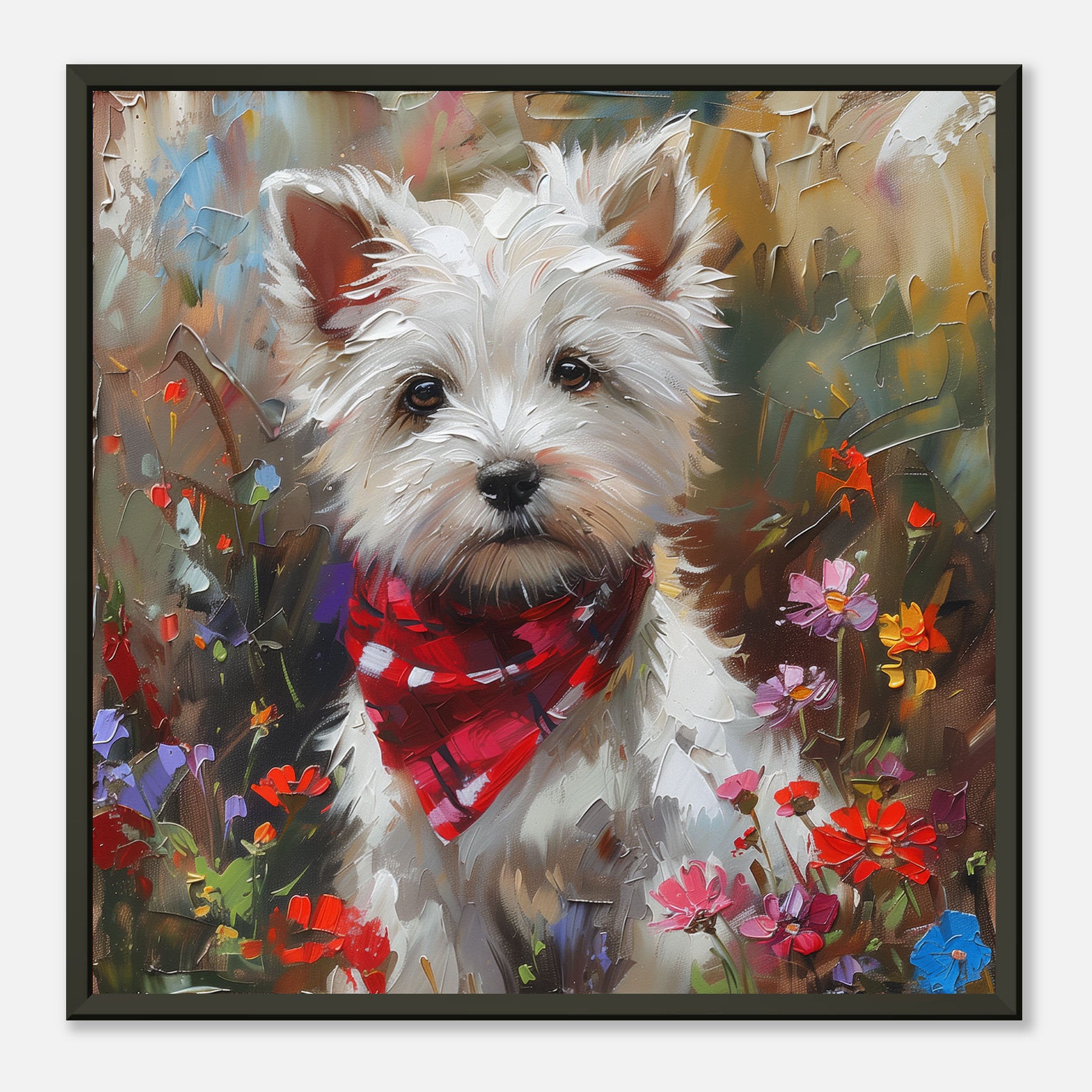 West Highland White Terrier Art Print, Westie Puppy Nursery Wall Decor ...
