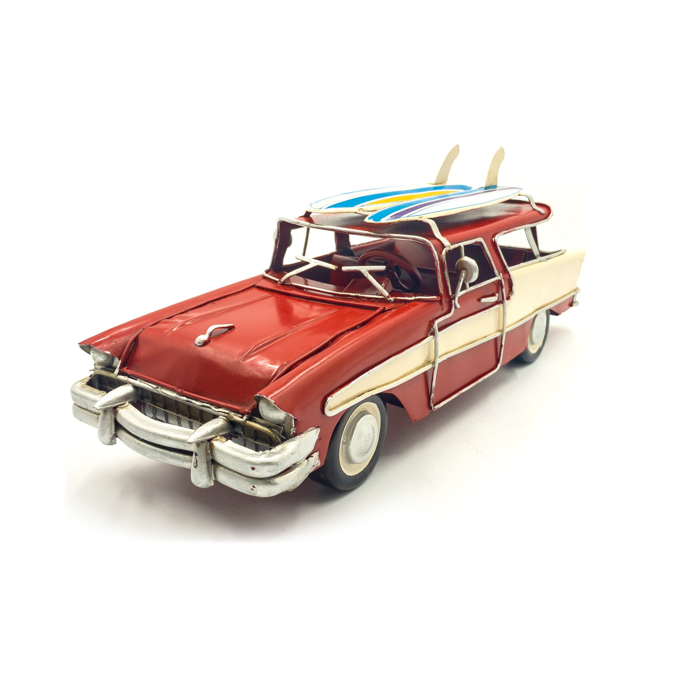 1/12 Scale 1956 Chevrolet Wagon With Surfboards Tin Metal Car - Etsy