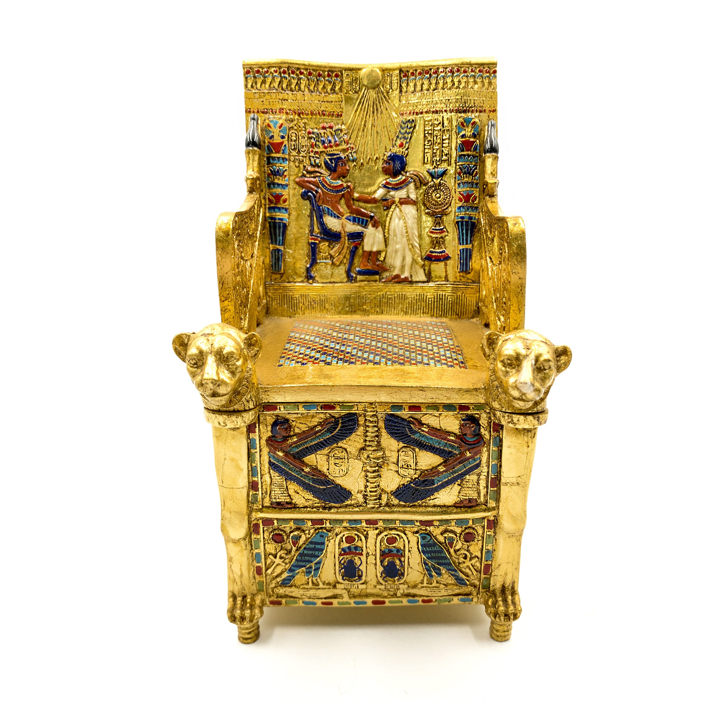 Tutankhamen Egyptian Throne Chair Design Toscano ubicaciondepersonas