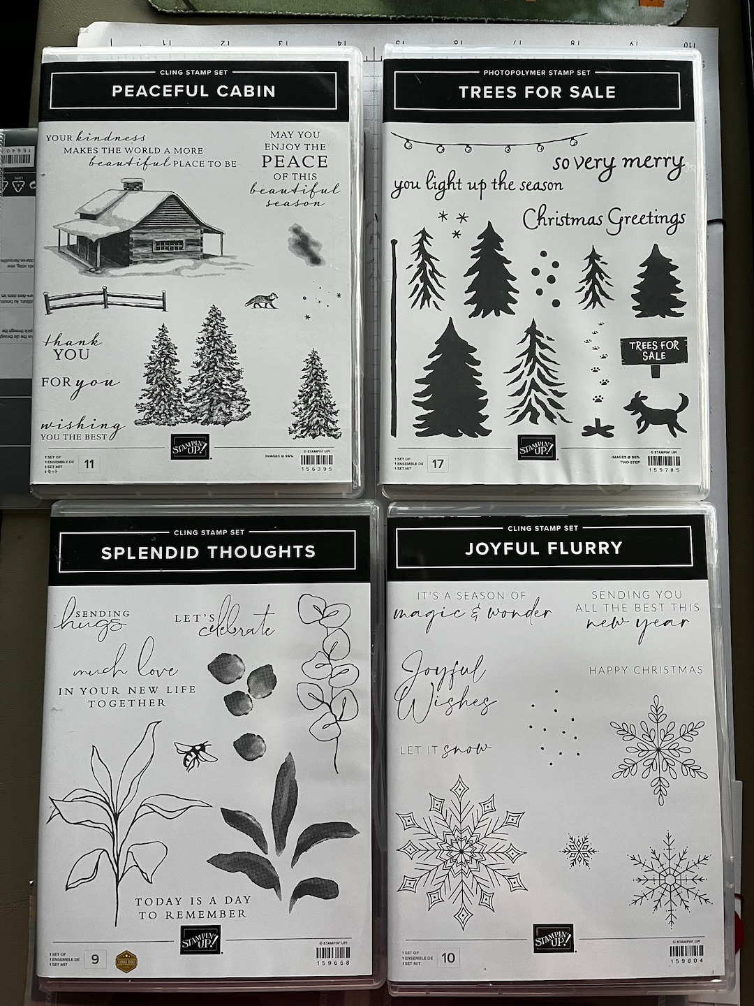 Retired Stampin up Stamp Sets With Matching Dies Etsy