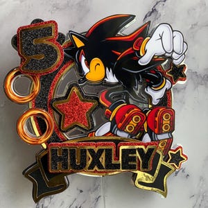 Anime cake topper with free random mini topper